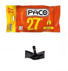 Camara de Ar 27X1.1/4 35mm Schrader Bico Grosso - Paco 